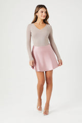 Fitted Sweater-Knit Bodysuit