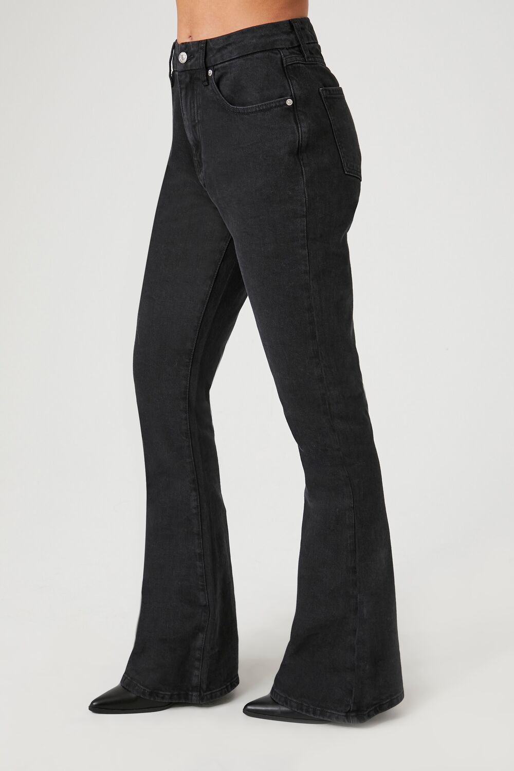 Curvy Mid-Rise Flare Jeans