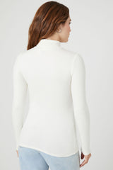 Ribbed Turtleneck Top