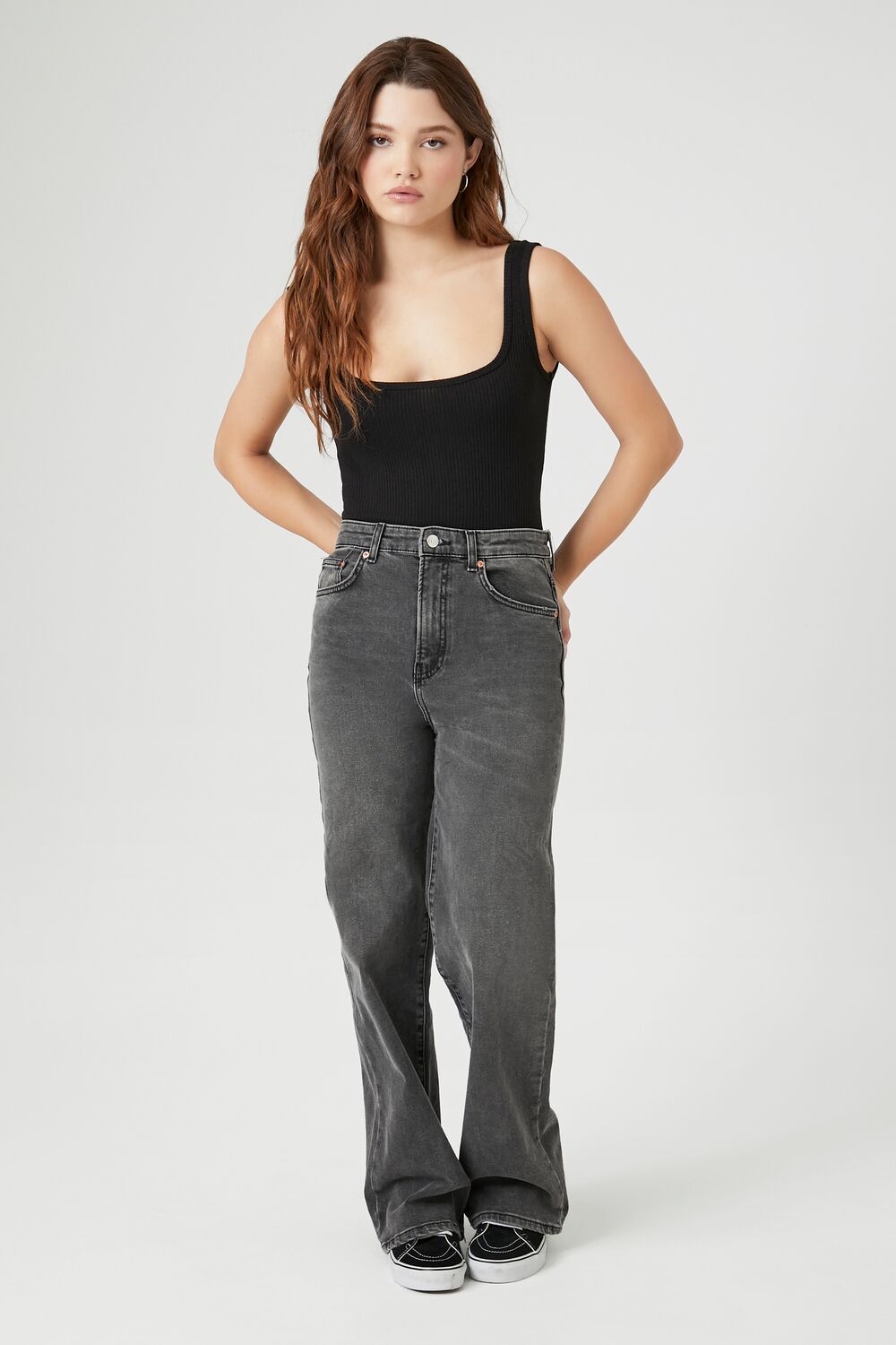 Square-Cut Tank Bodysuit