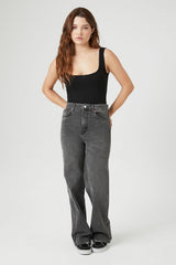 Square-Cut Tank Bodysuit