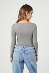 Square-Neck Crop Top