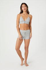 Ribbed Lounge Cropped Cami