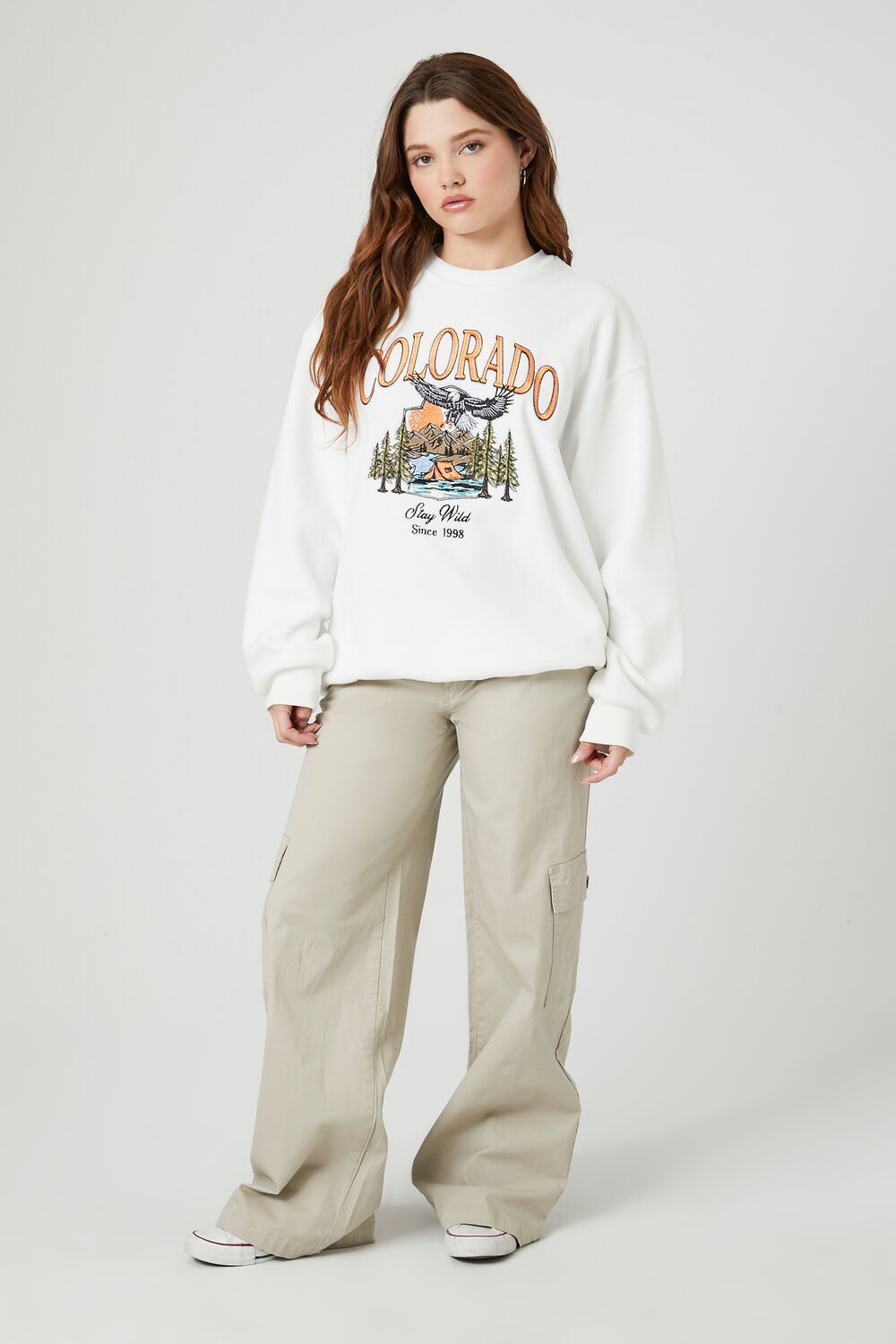 Fleece Colorado Graphic Pullover