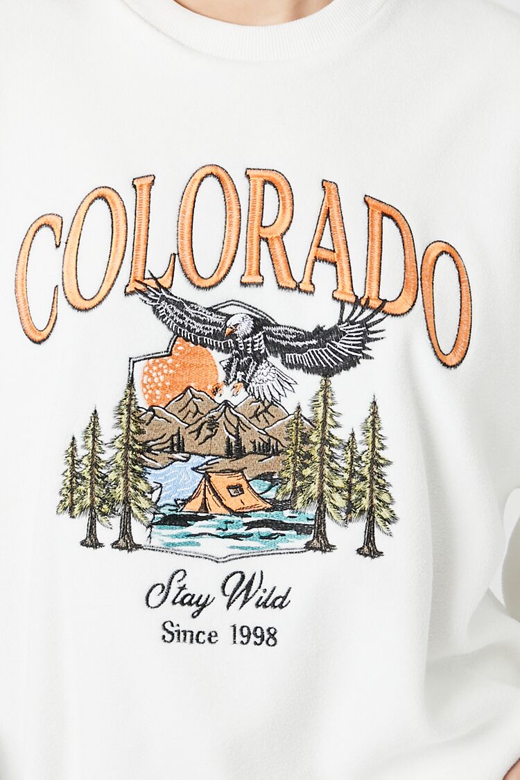 Fleece Colorado Graphic Pullover