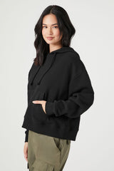 French Terry Drawstring Hoodie