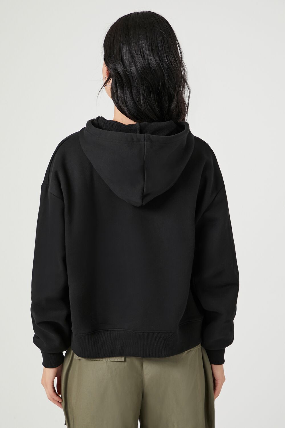 French Terry Drawstring Hoodie