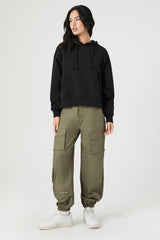 French Terry Drawstring Hoodie