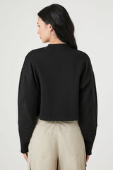 French Terry Cropped Pullover