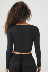 Ribbed Knit Crop Top