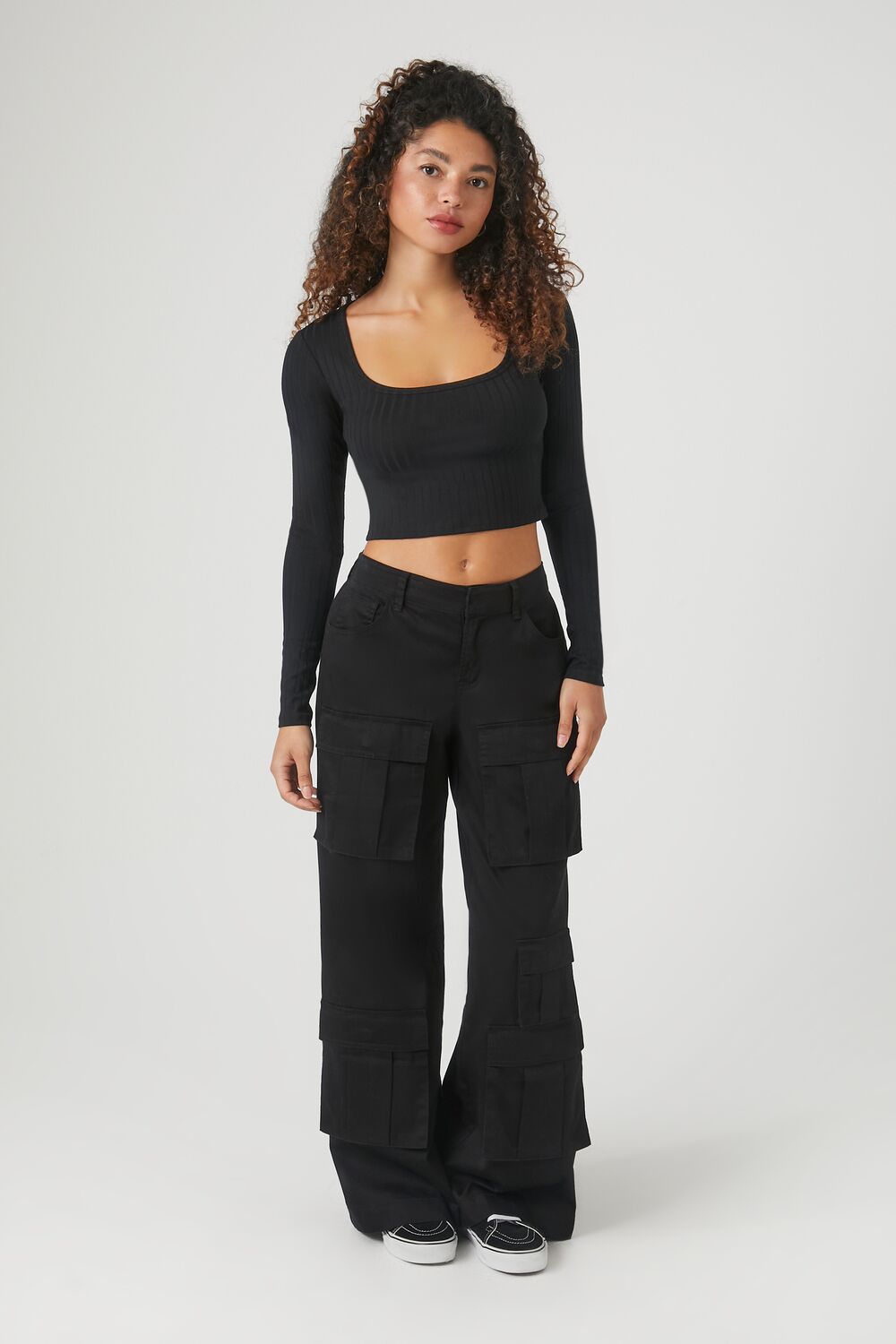 Ribbed Knit Crop Top