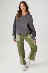 Thermal Ribbed Pullover