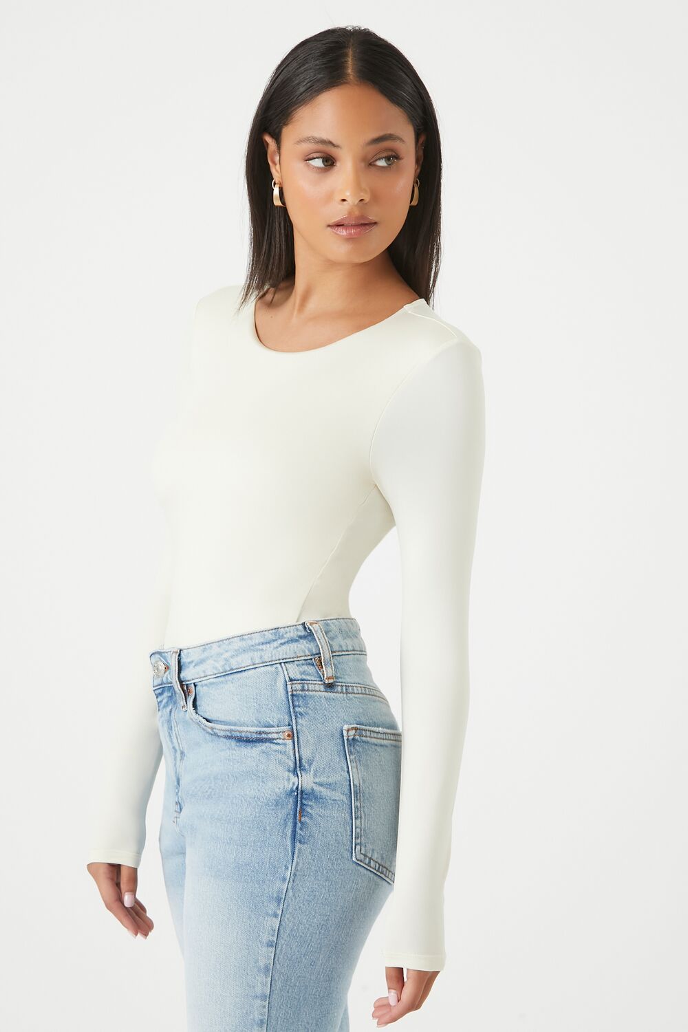 Fitted Long-Sleeve Bodysuit