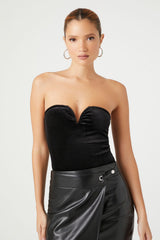 Sweetheart Velvet Bodysuit