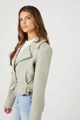 Cropped Double-Breasted Jacket