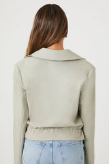 Cropped Double-Breasted Jacket