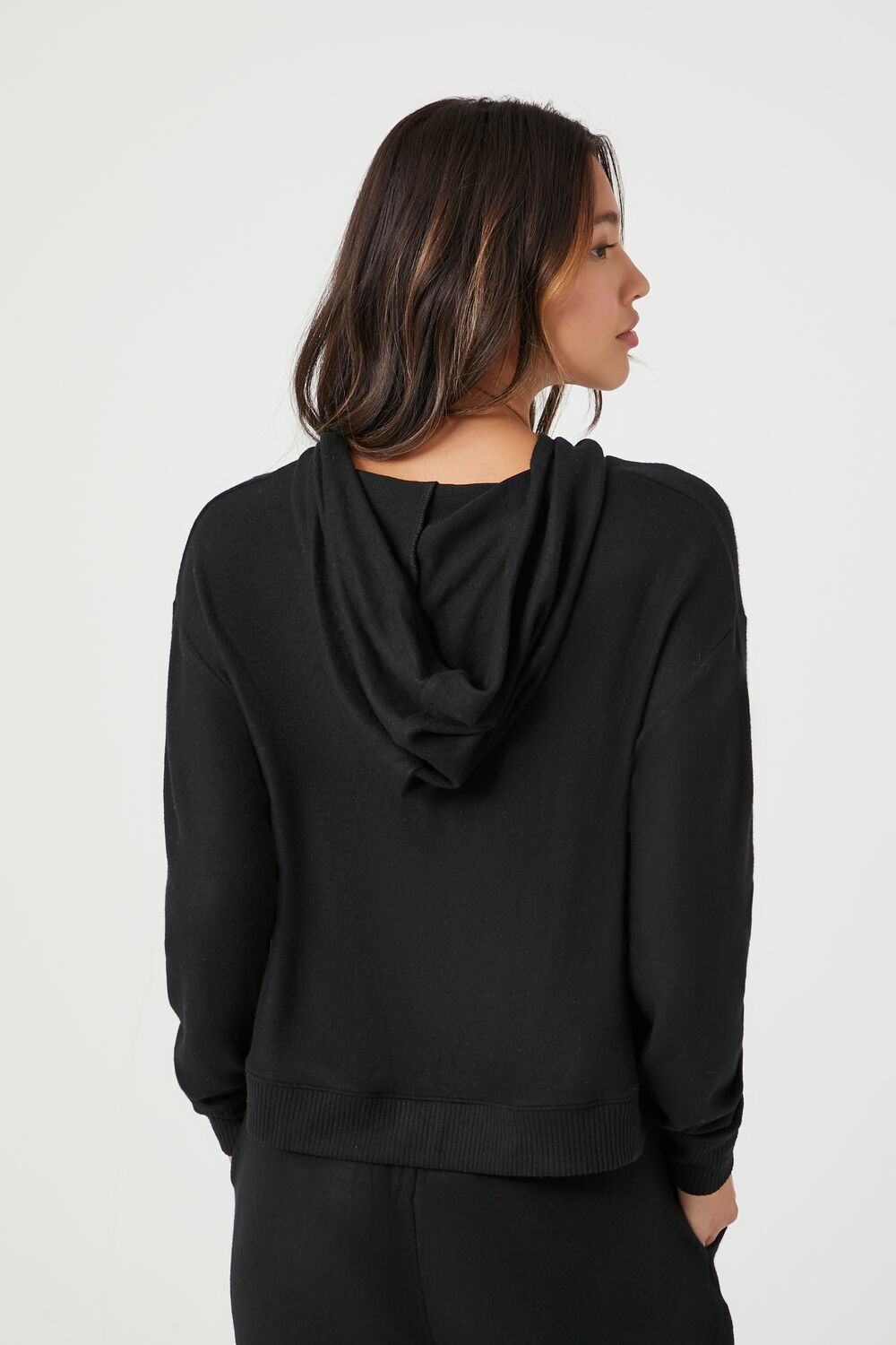 Hooded Long-Sleeve Pajama Top