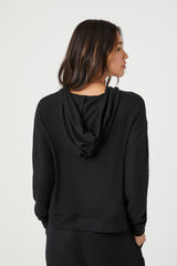 Hooded Long-Sleeve Pajama Top