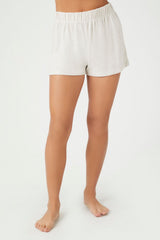 High-Rise Pajama Shorts