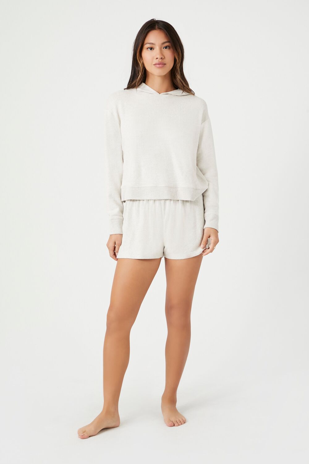 High-Rise Pajama Shorts