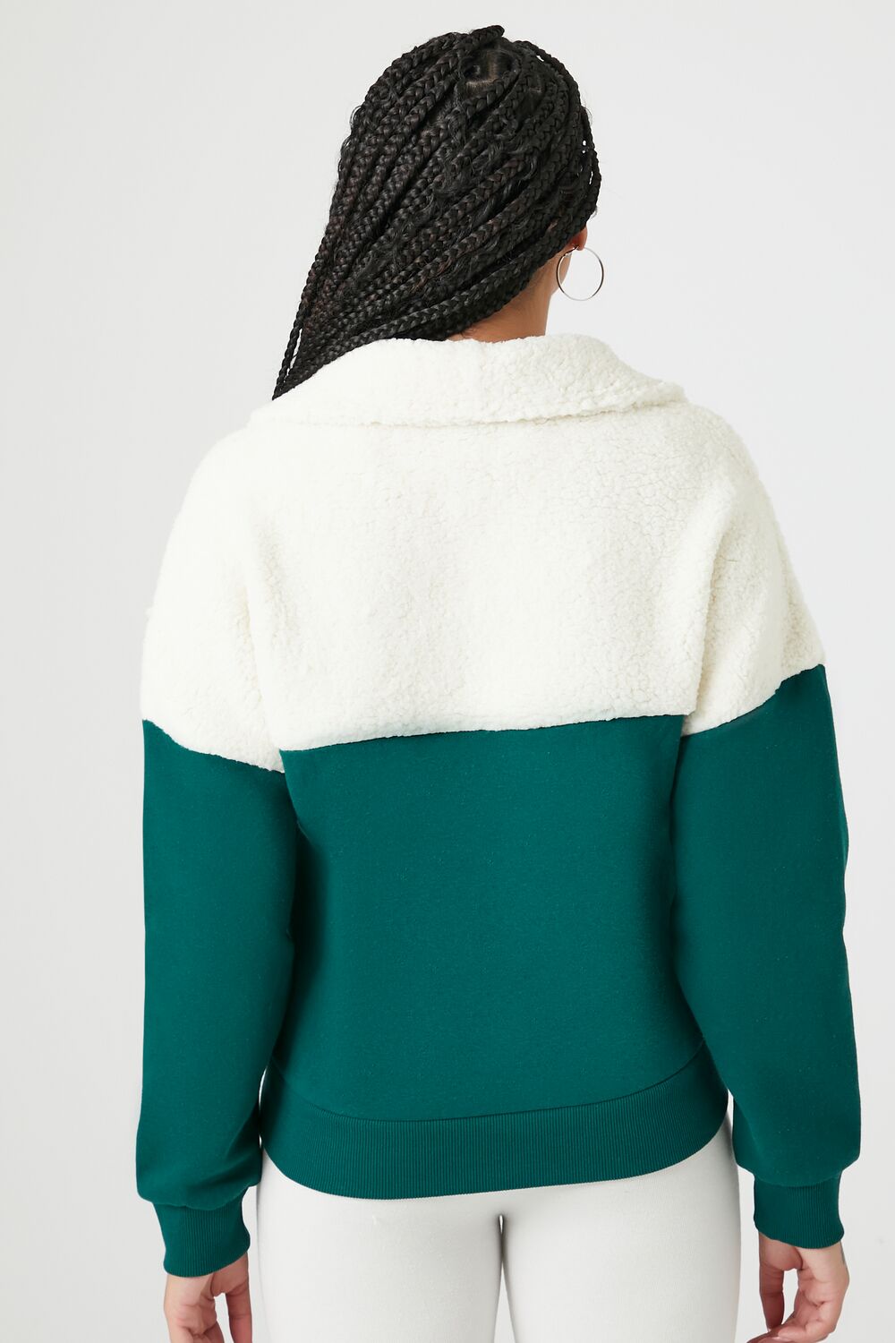 Fleece Colorblock Pullover