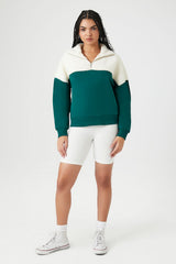 Fleece Colorblock Pullover