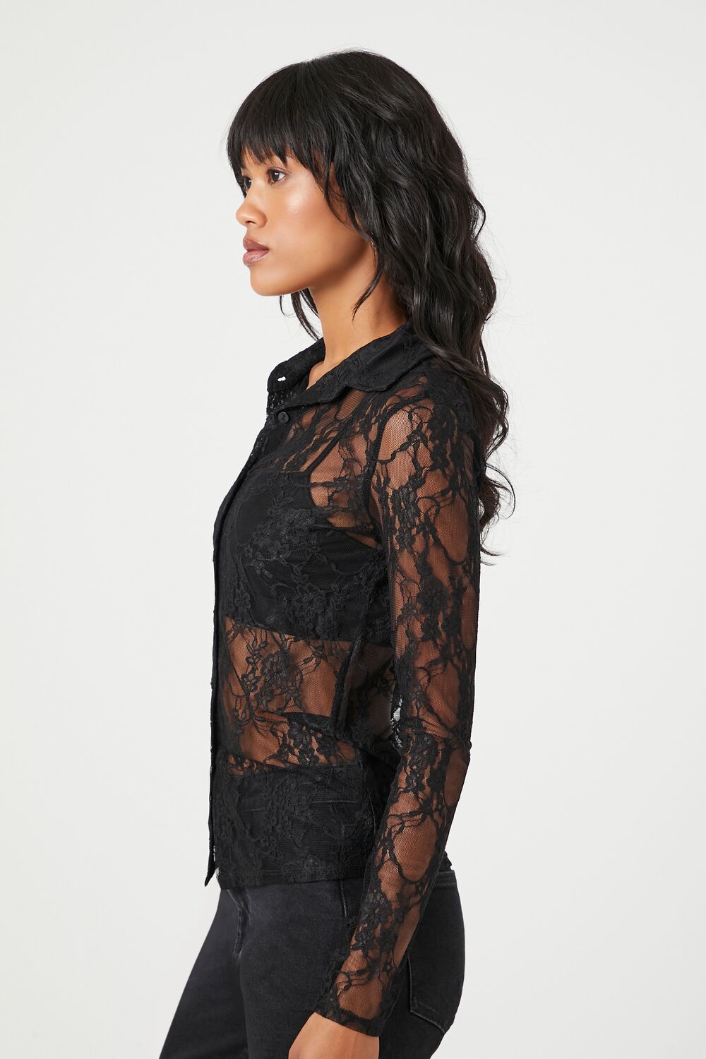 Sheer Lace Shirt