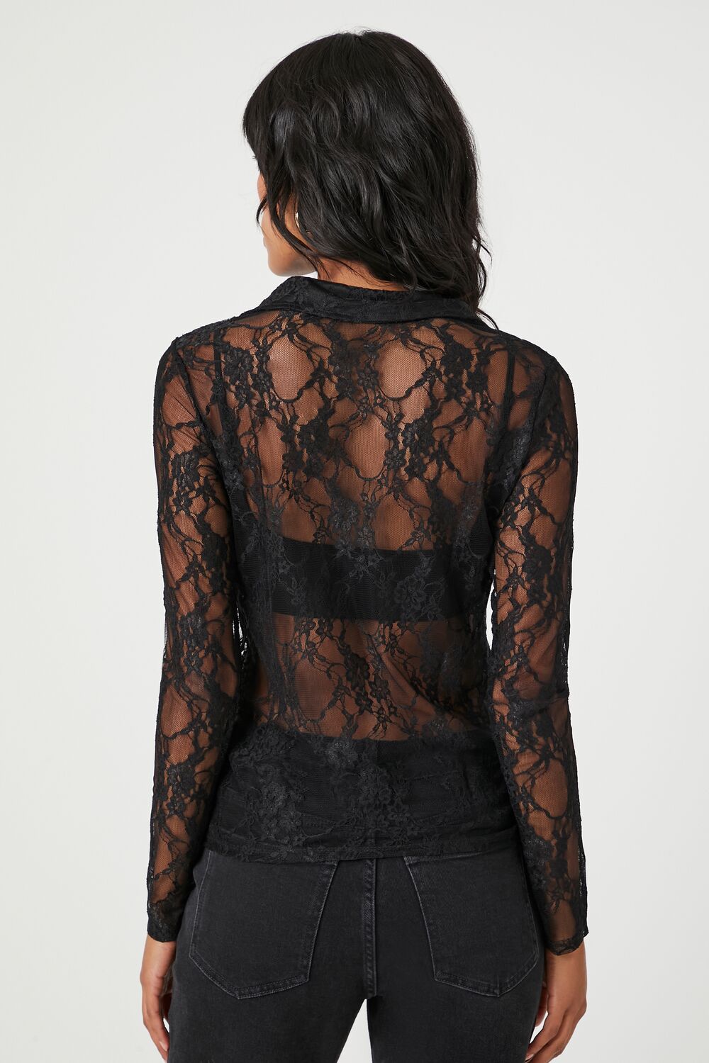 Sheer Lace Shirt