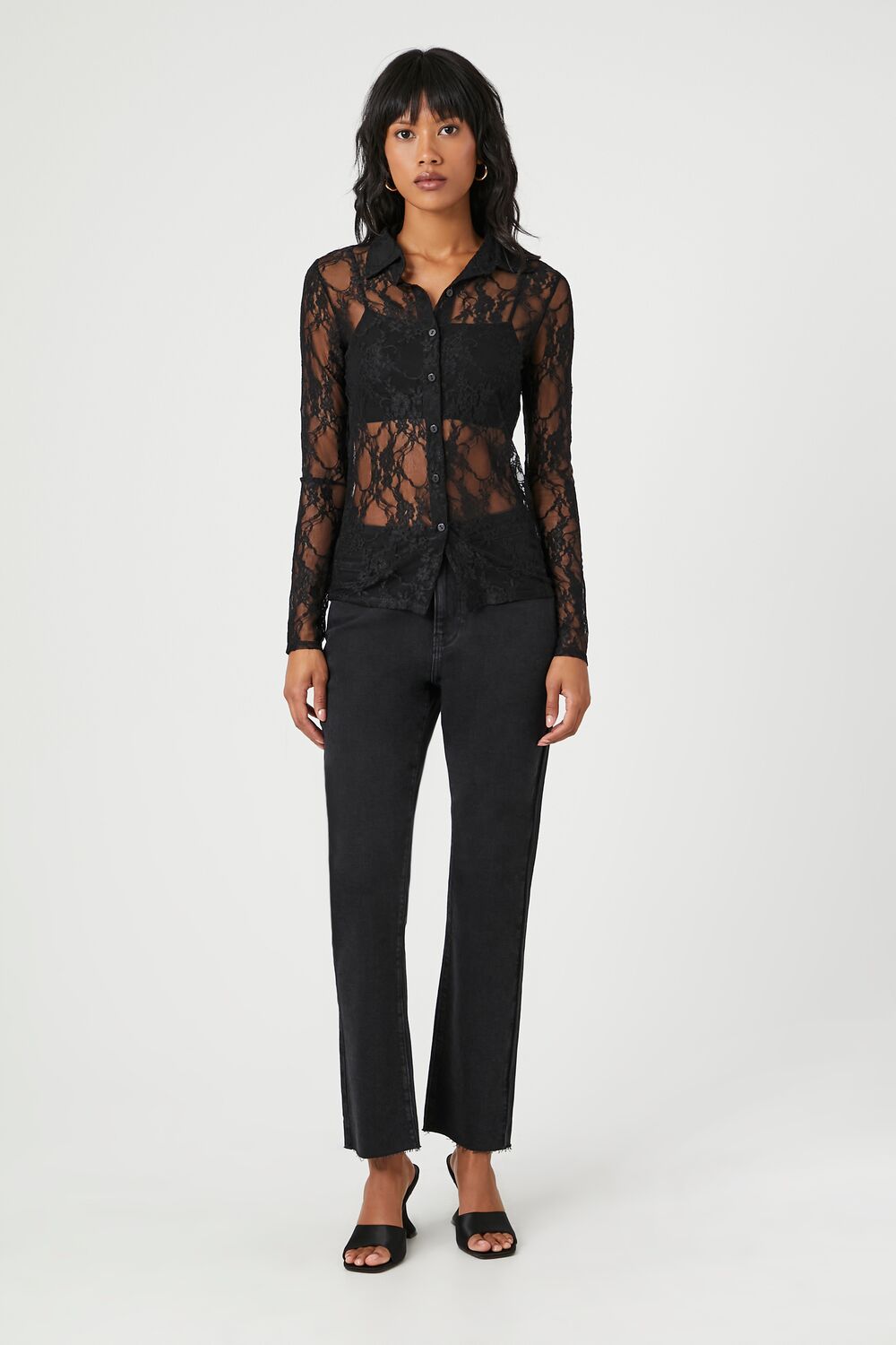 Sheer Lace Shirt