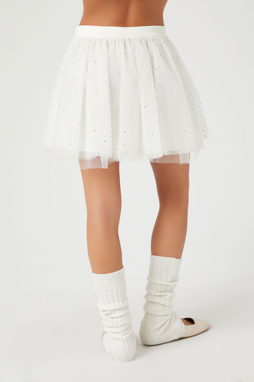 Rhinestone Mini Skirt