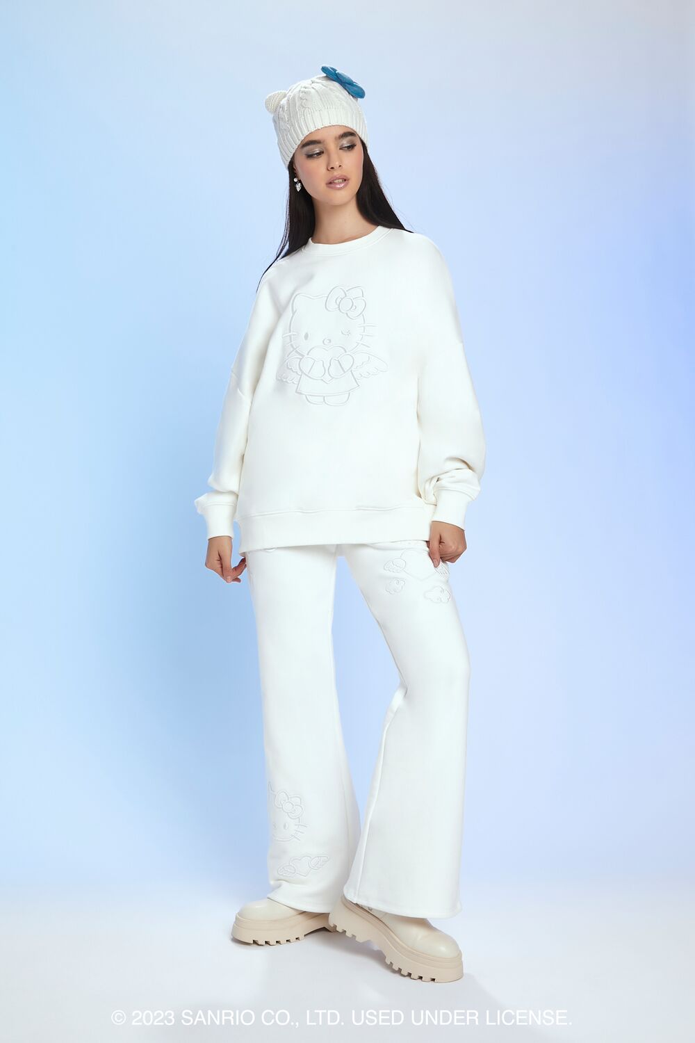 Hello Kitty Embroidered Pants