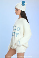 Hello Kitty Embroidered Sweater