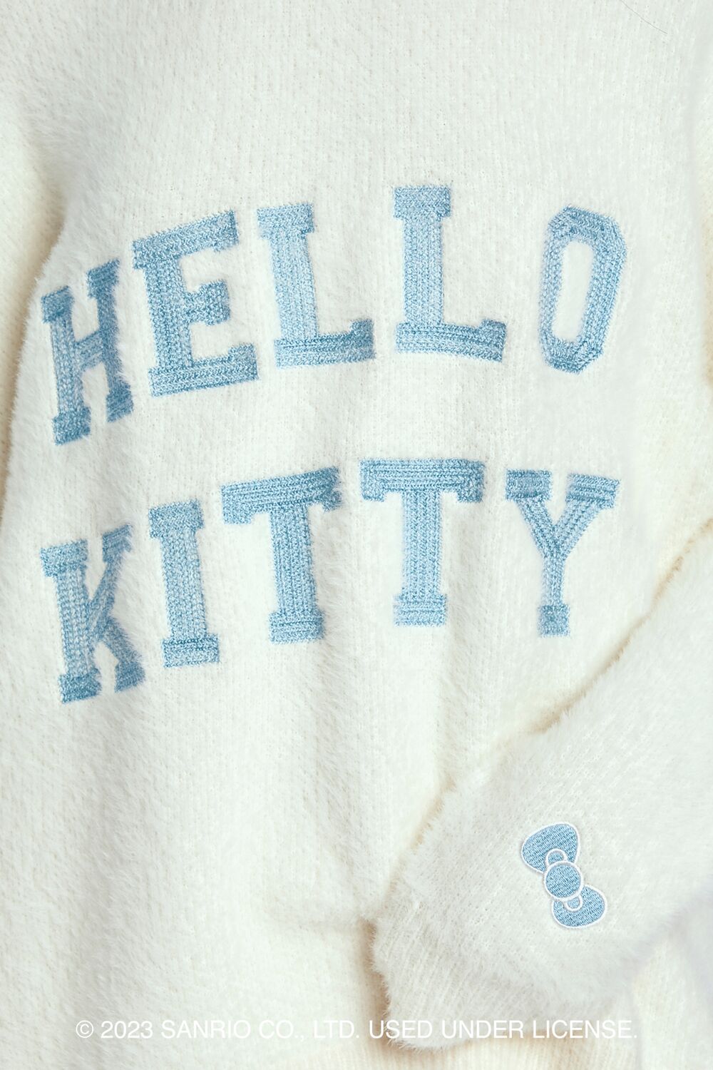 Hello Kitty Embroidered Sweater