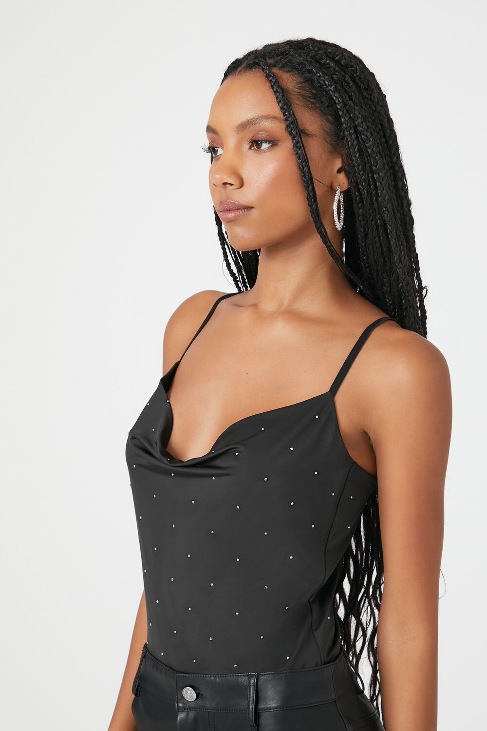 Rhinestone Cami Bodysuit