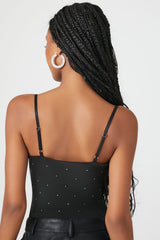 Rhinestone Cami Bodysuit
