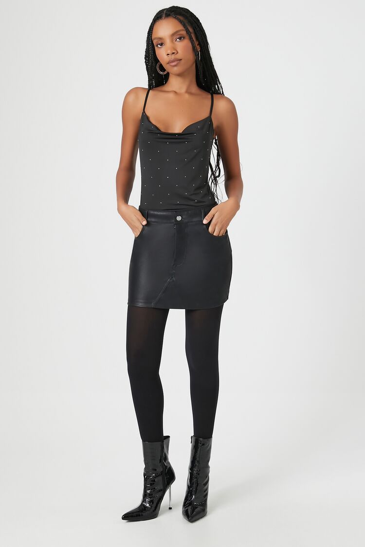Rhinestone Cami Bodysuit