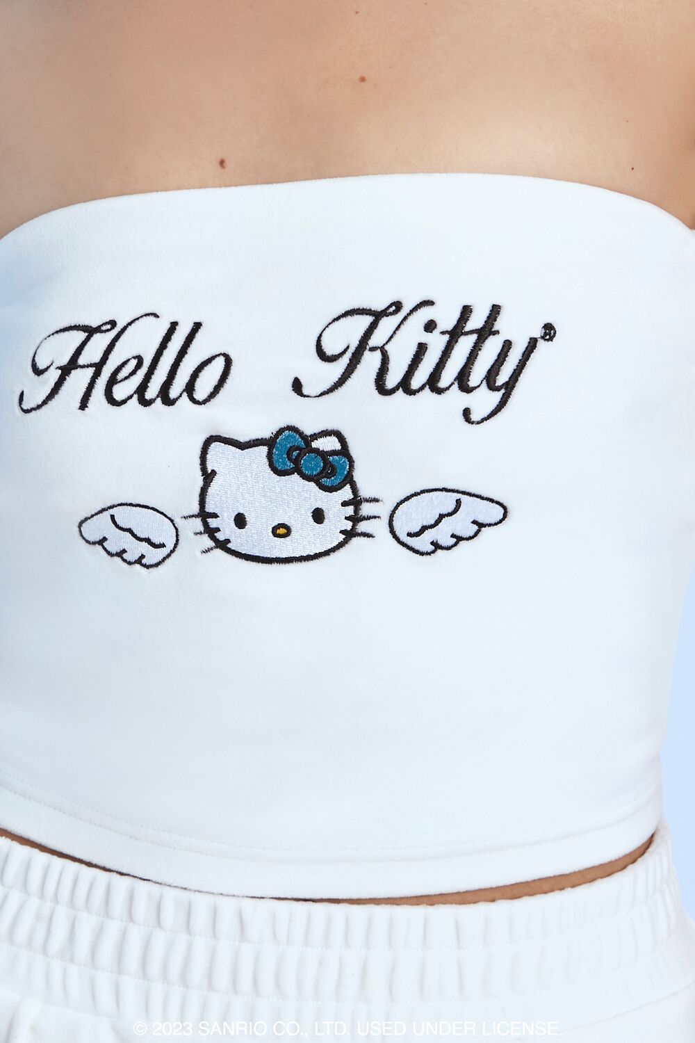 Angel Hello Kitty Velour Tube Top