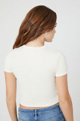 Cropped I Love NY Graphic Tee