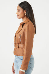 Belted Moto Jacket