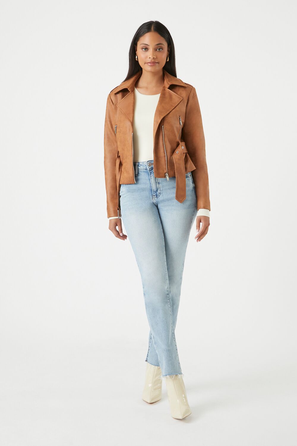 Belted Moto Jacket