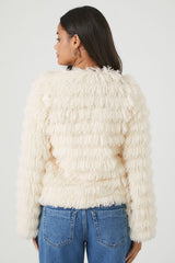 Shaggy Tiered Fringe Jacket