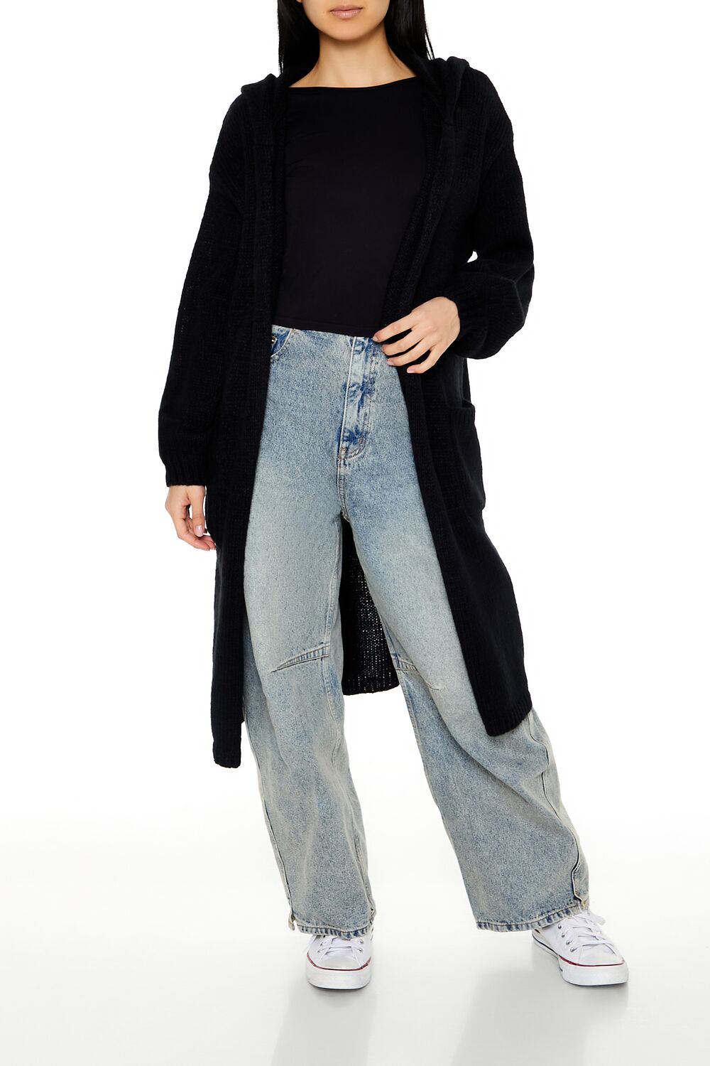 Hooded Cardigan Sweater
