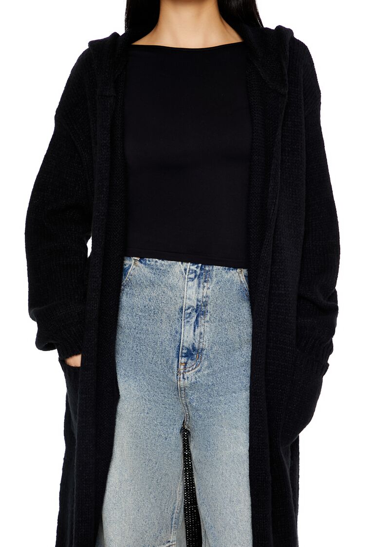Hooded Cardigan Sweater