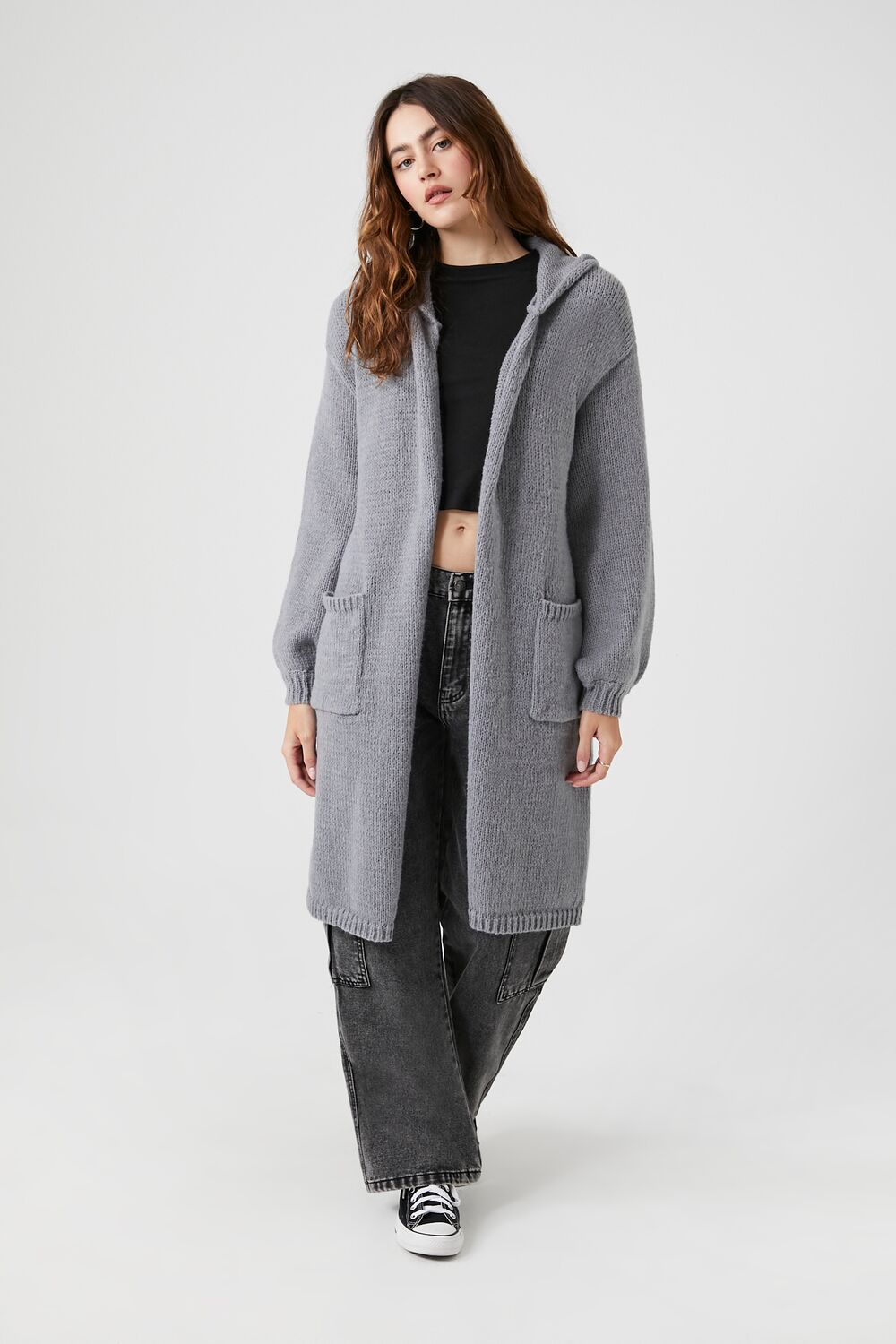 Hooded Cardigan Sweater