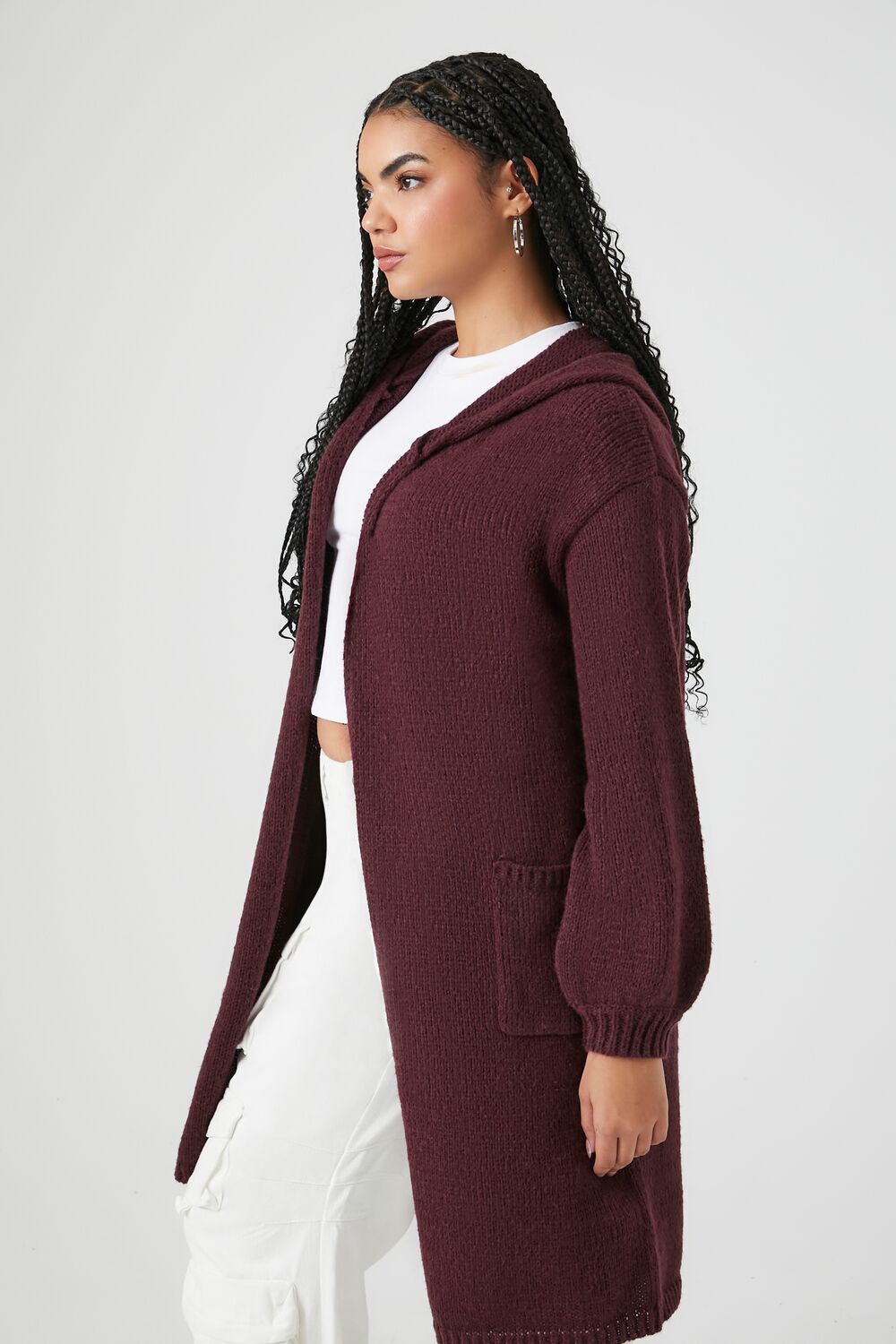 Hooded Cardigan Sweater