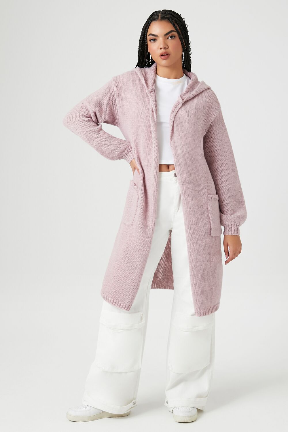 Hooded Cardigan Sweater