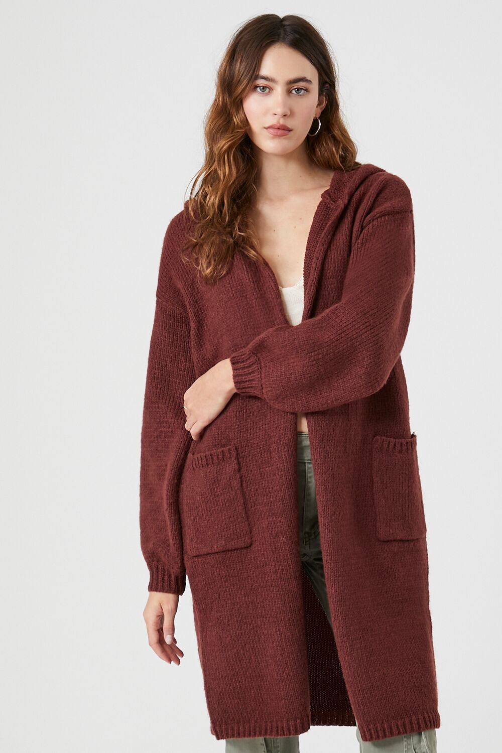Hooded Cardigan Sweater