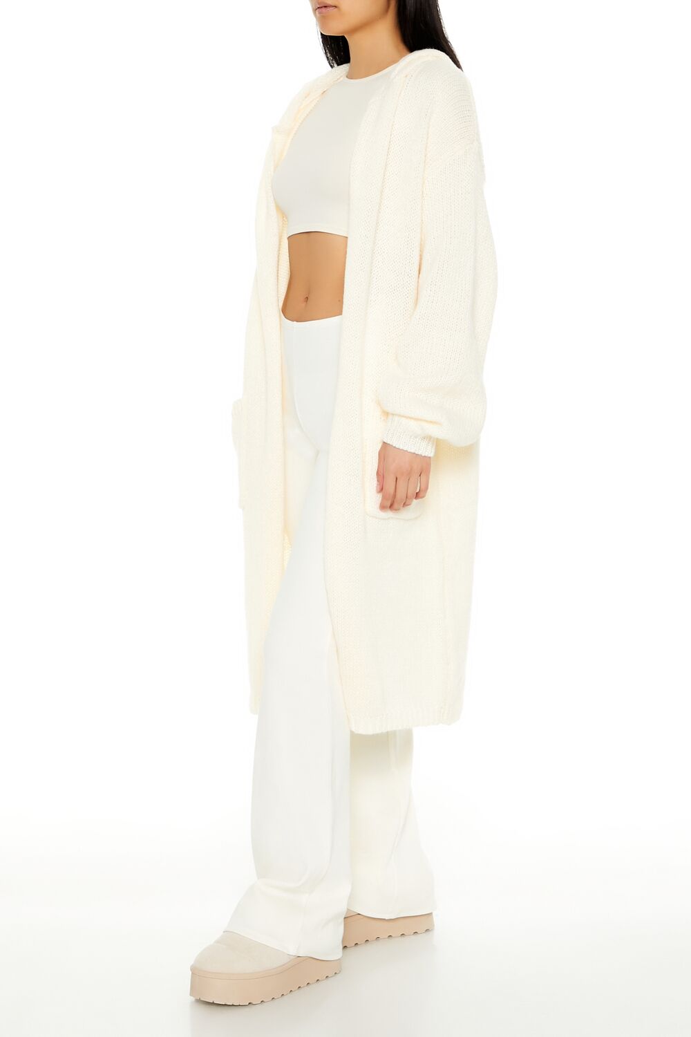 Hooded Cardigan Sweater