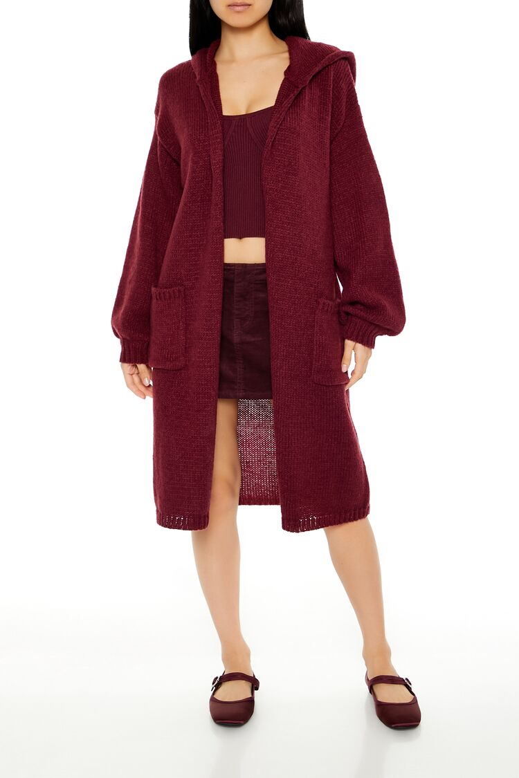 Hooded Cardigan Sweater