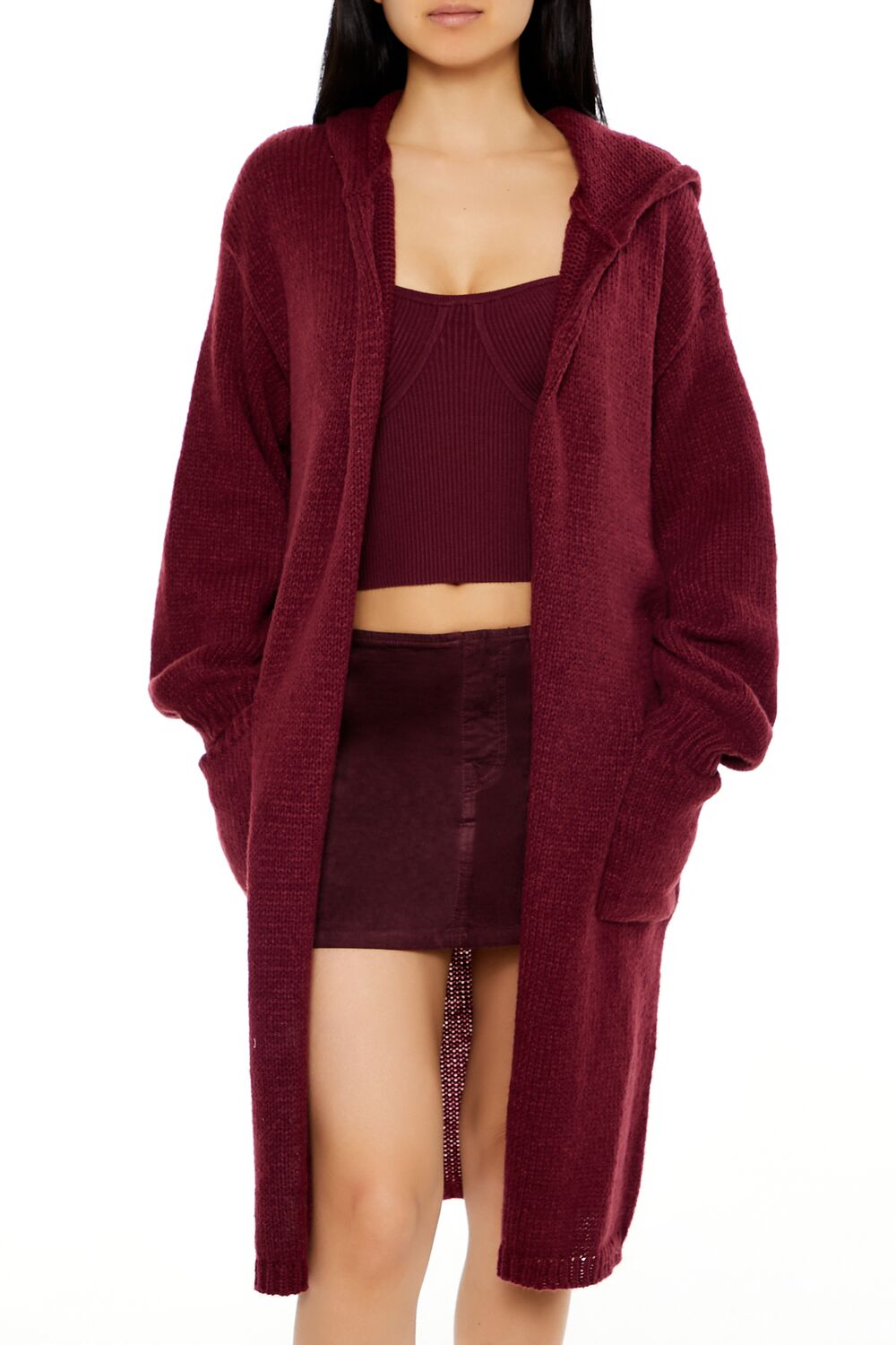 Hooded Cardigan Sweater